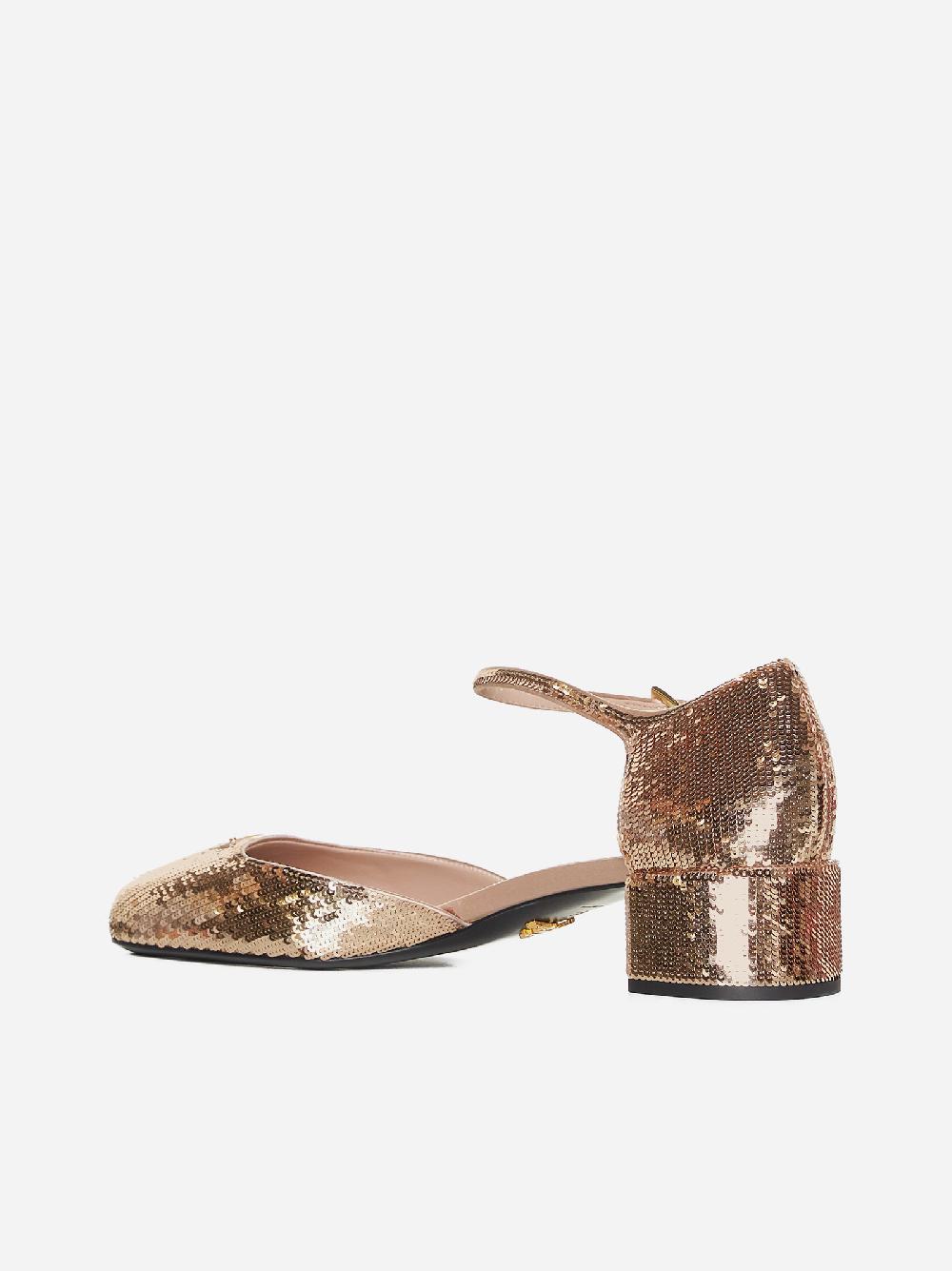 PRADA Decollete’ Mary Jane in paillettes Convenienza