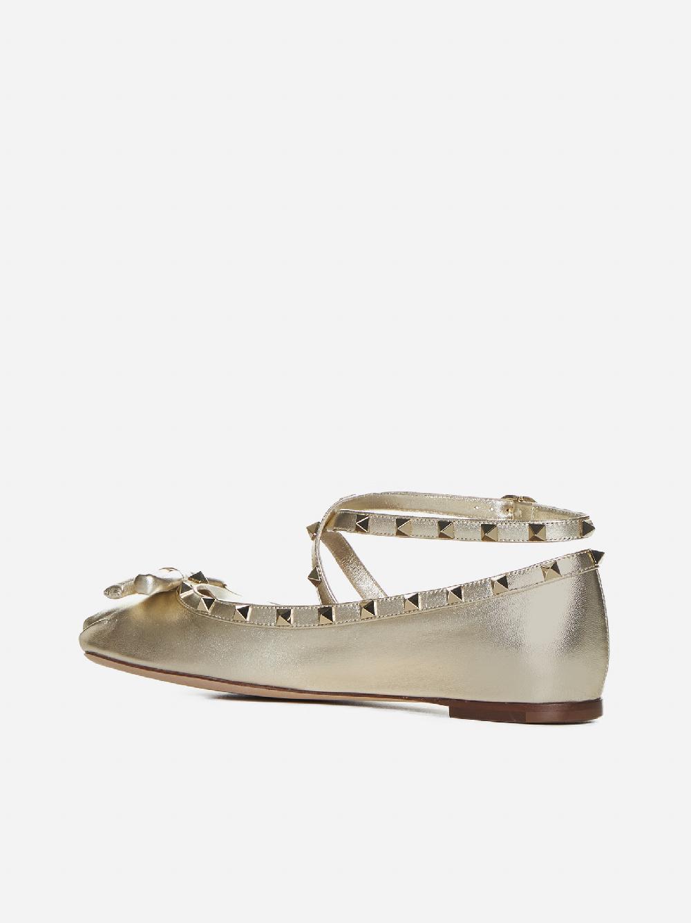 VALENTINO GARAVANI Ballerine Rockstud in pelle Offerte