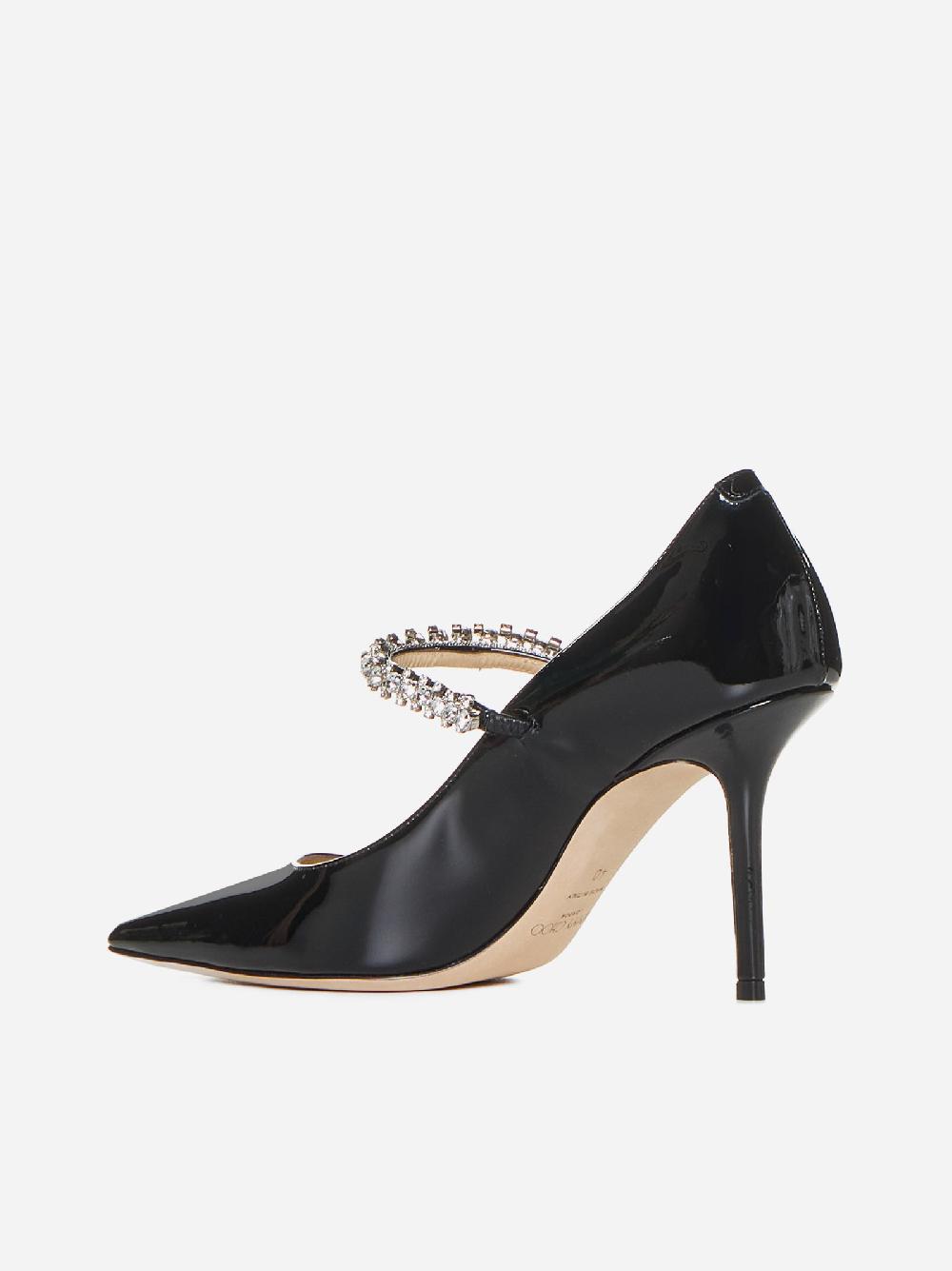 JIMMY CHOO Decollete’ Bing in vernice con cristalli Hotsell
