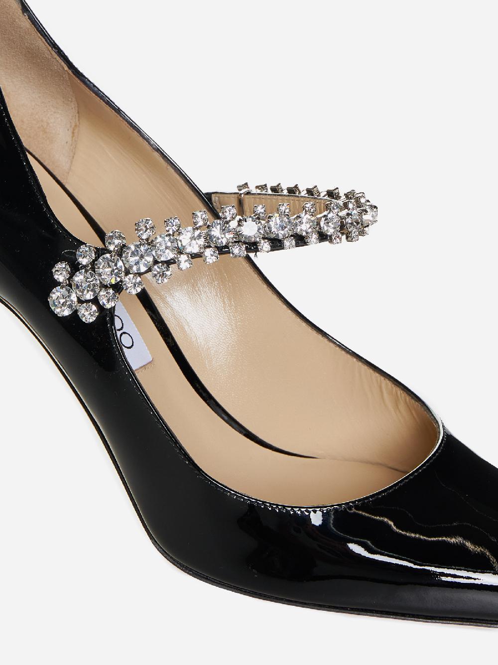 JIMMY CHOO Decollete’ Bing in vernice con cristalli Hotsell