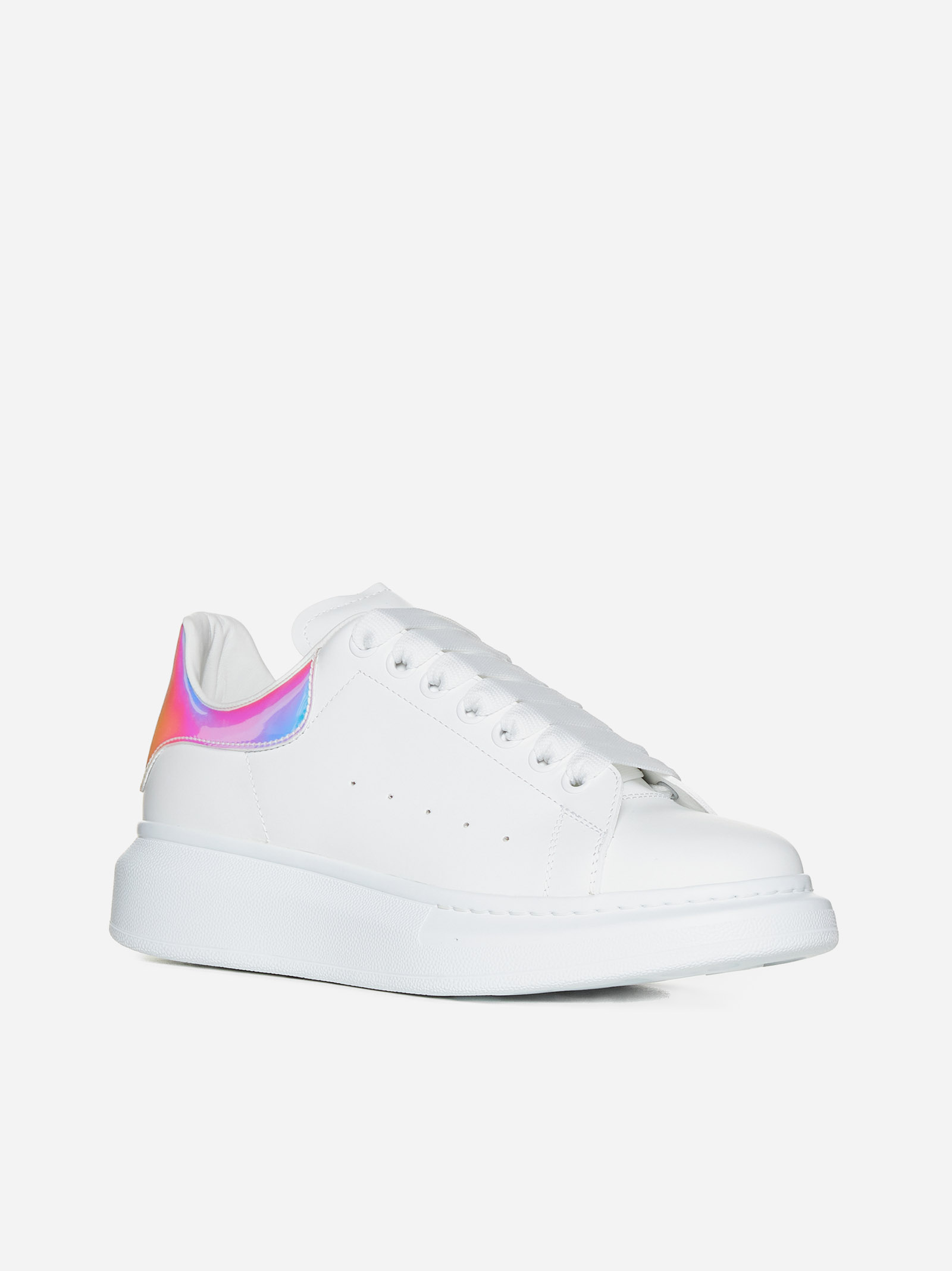ALEXANDER MCQUEEN Sneakers Oversize in pelle Vendite Flash