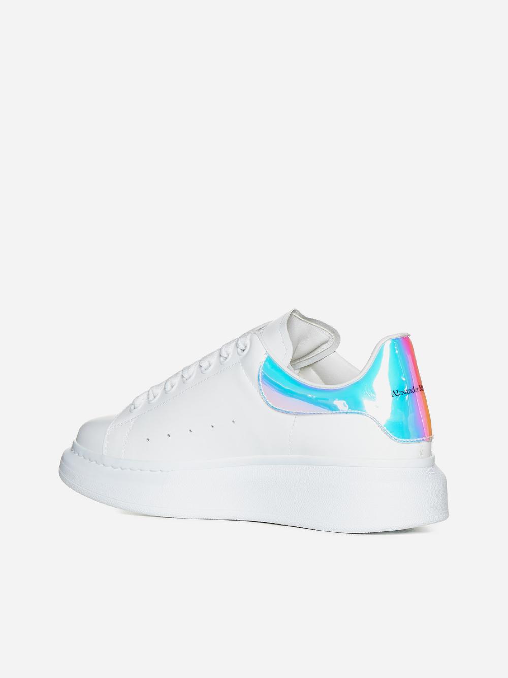 ALEXANDER MCQUEEN Sneakers Oversize in pelle Vendite Flash