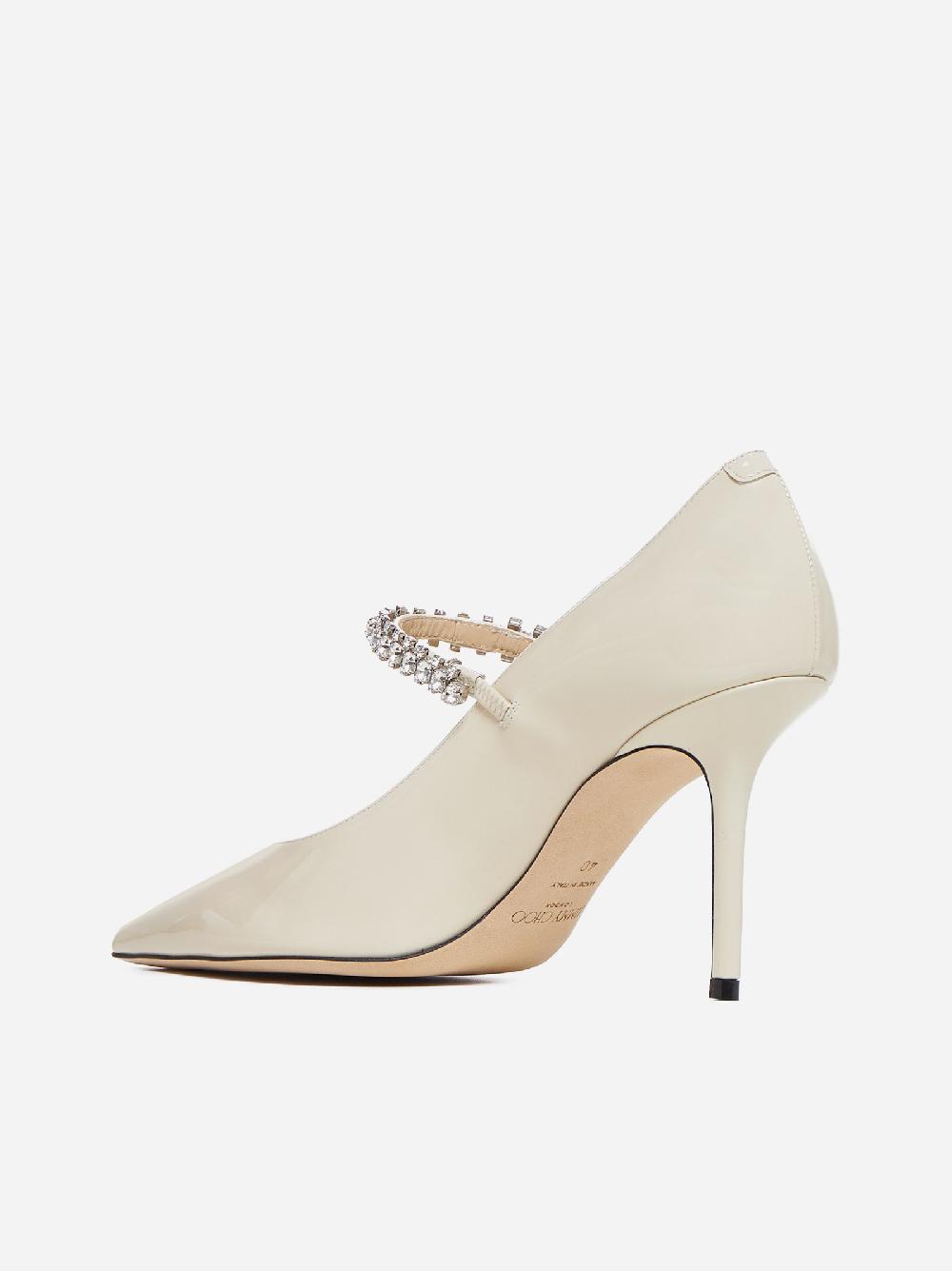 JIMMY CHOO Decollete’ Bing in vernice con cristalli 2025