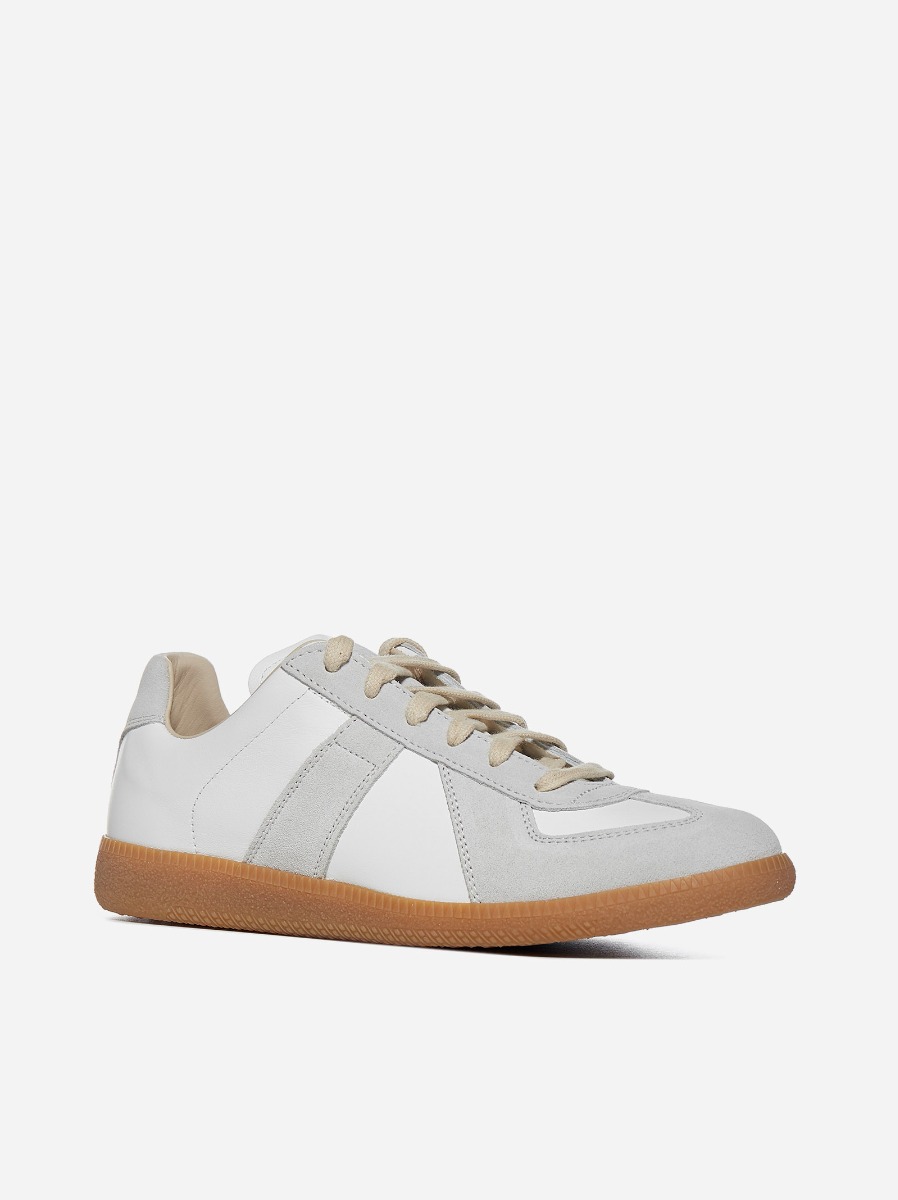 MAISON MARGIELA Sneakers Replica in pelle e suede Presa