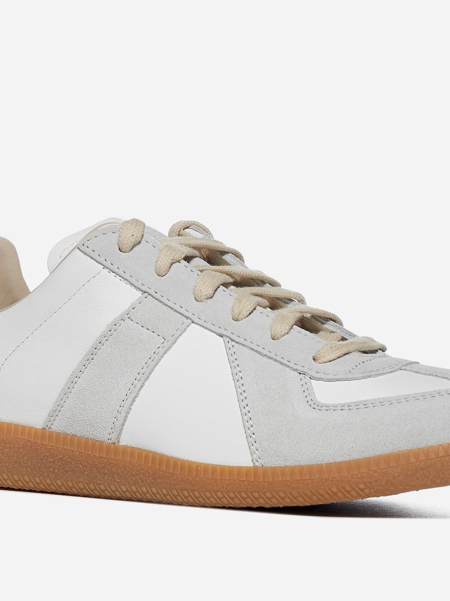 MAISON MARGIELA Sneakers Replica in pelle e suede Presa