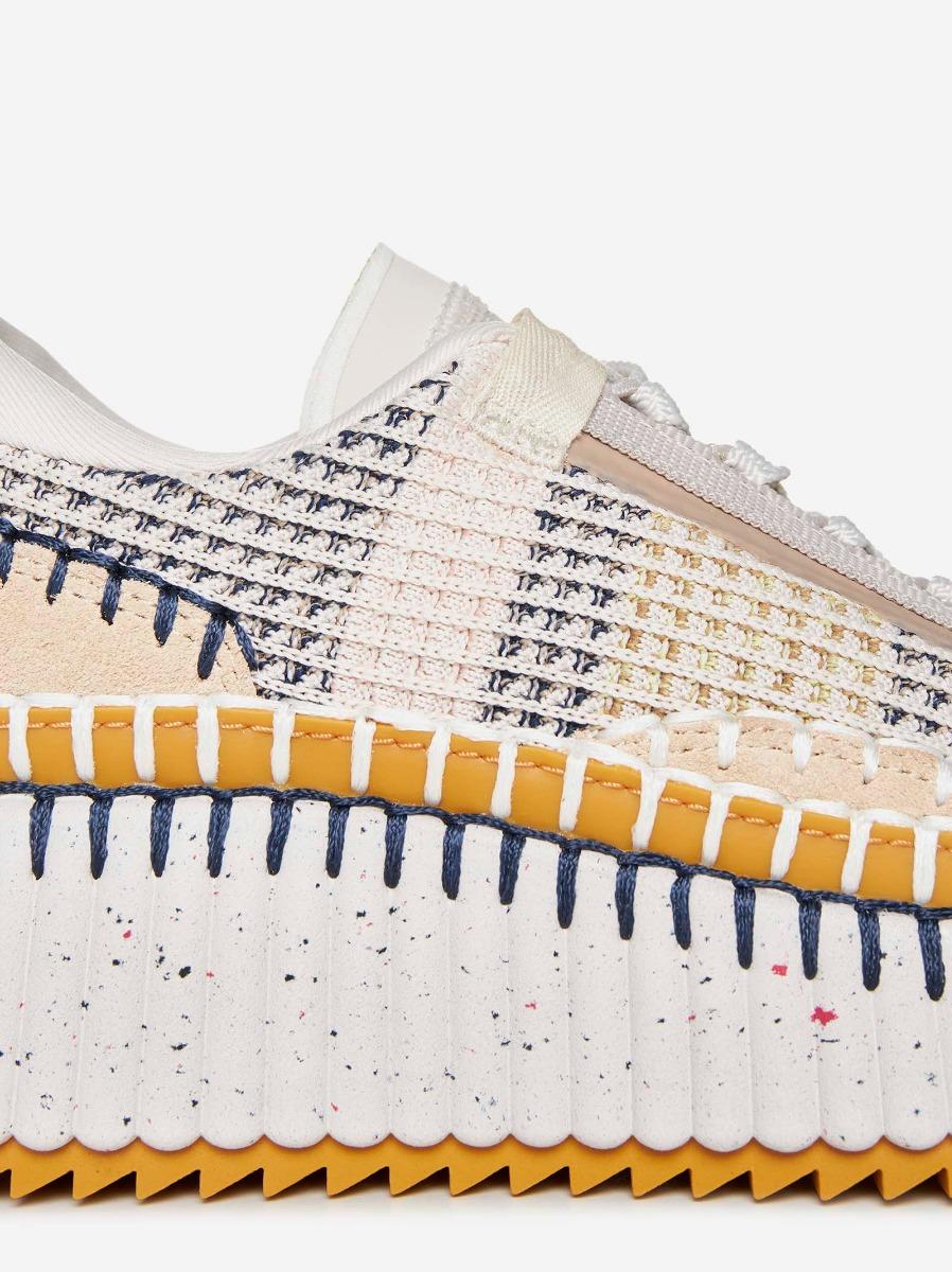CHLOÉ Snaekers Nama in maglia mesh Online
