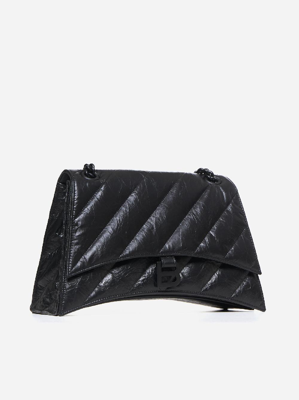 BALENCIAGA Borsa Crush Chain media in pelle Vendita Calda