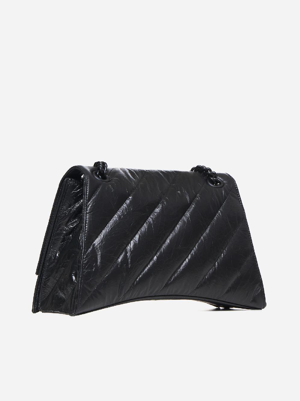 BALENCIAGA Borsa Crush Chain media in pelle Vendita Calda