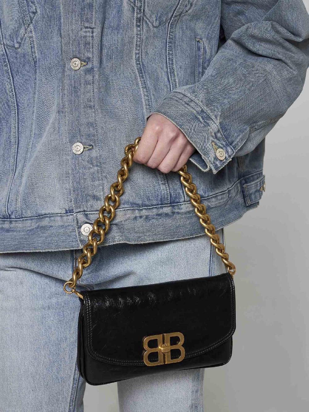 BALENCIAGA Borsa Flap BB Soft piccola in pelle Vendite Flash