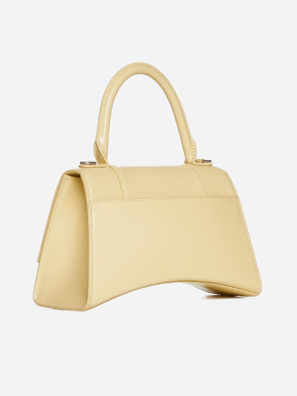 BALENCIAGA Borsa Hourglass Small in pelle In Saldo