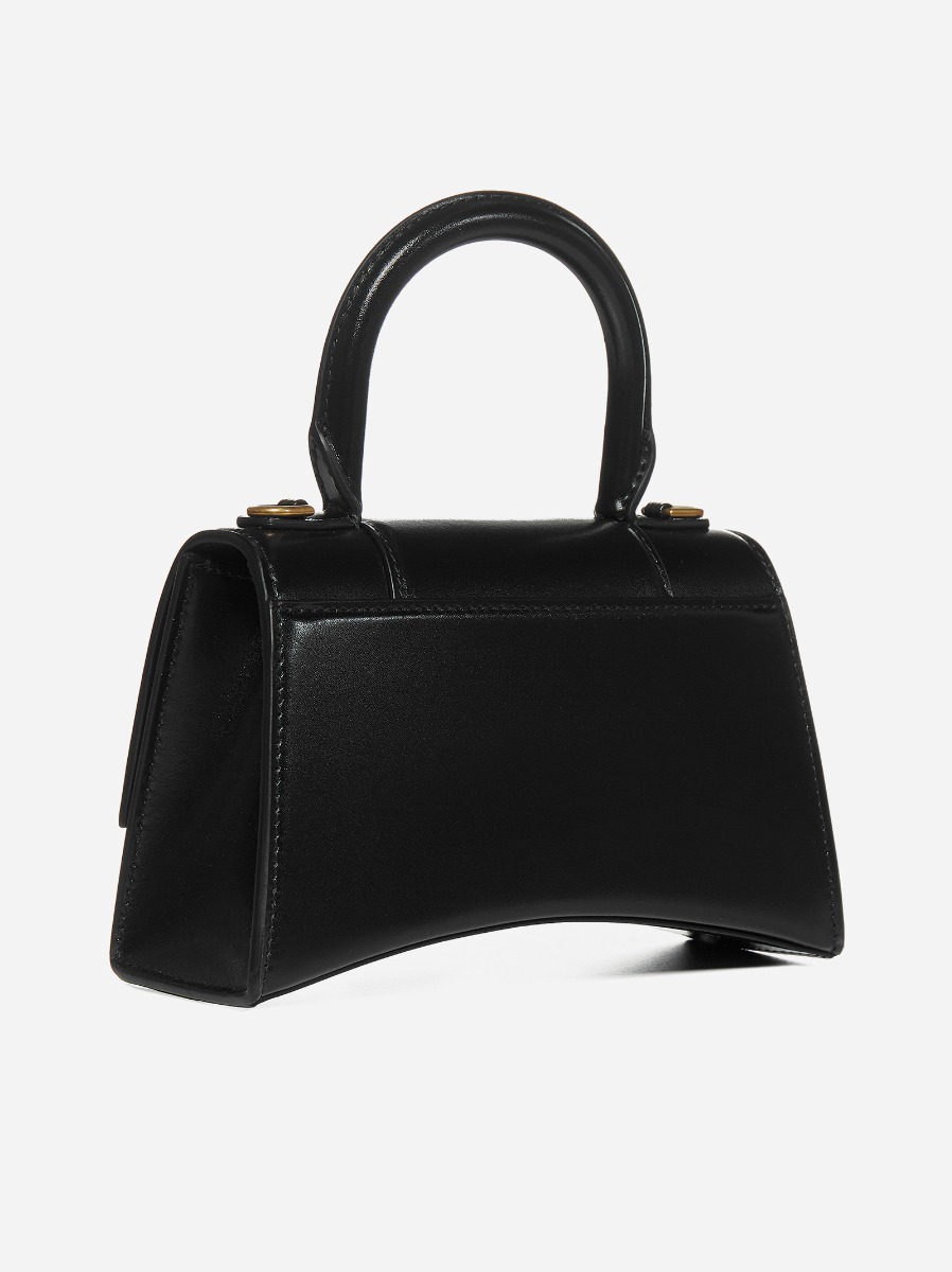 BALENCIAGA Borsa Hourglass XS in pelle Nuova