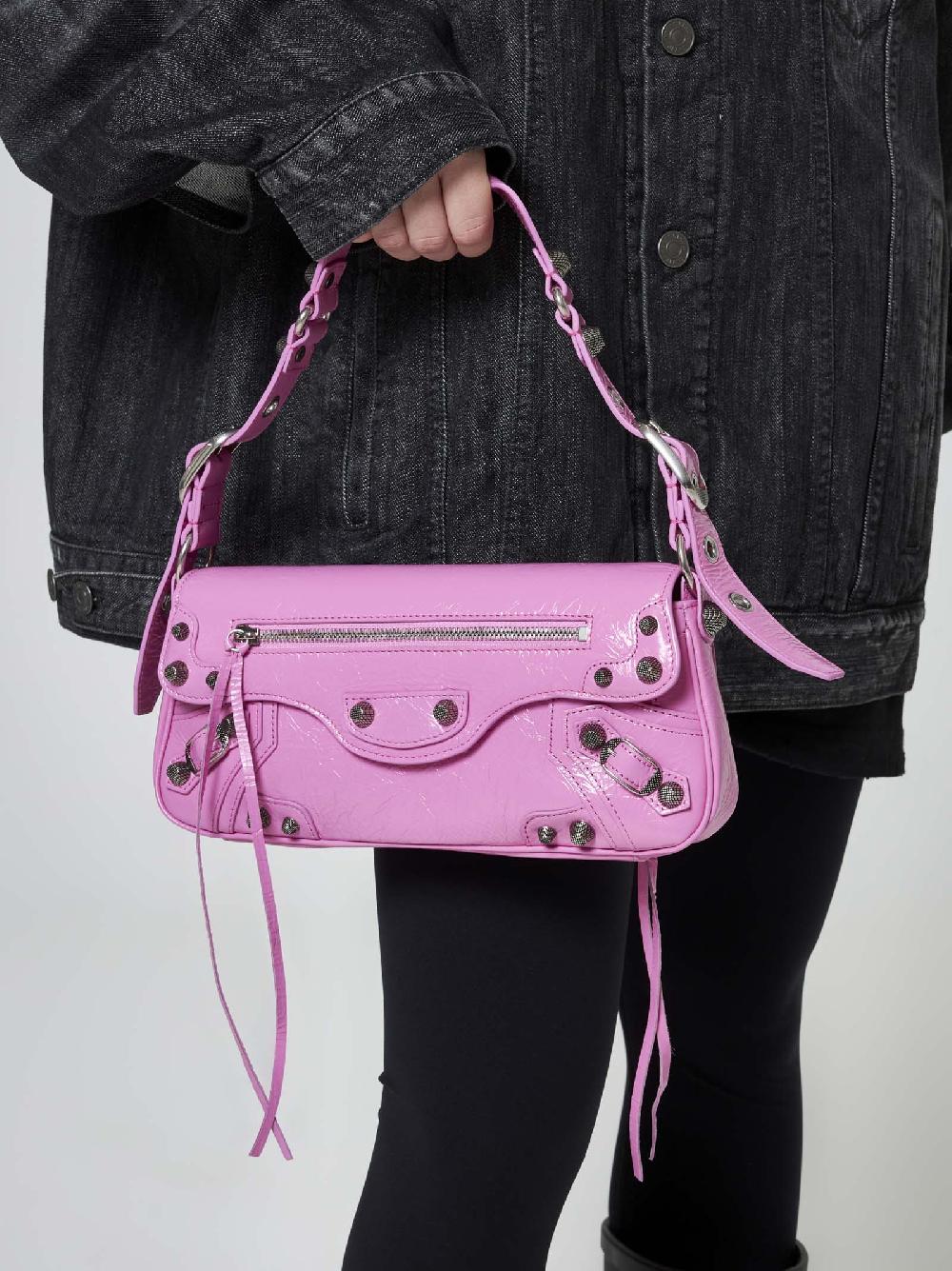 BALENCIAGA Borsa Le Cagole Sling S in pelle Italia