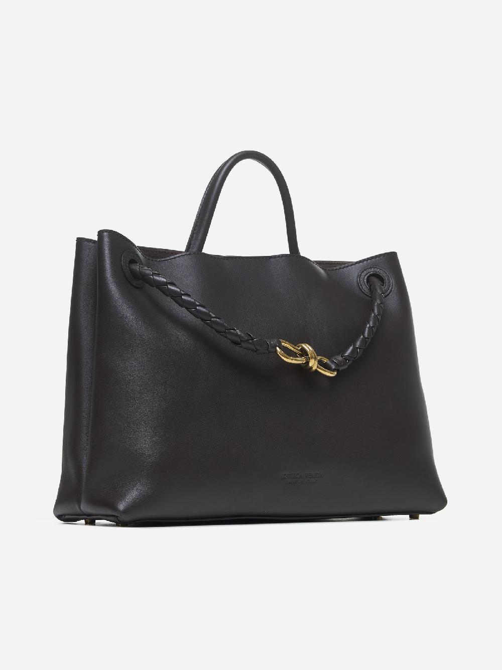 BOTTEGA VENETA Borsa Andiamo media in pelle Qualità Garantita