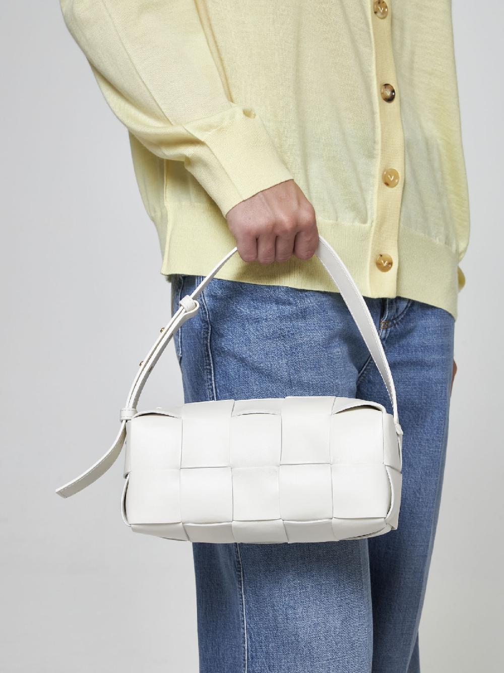 BOTTEGA VENETA Borsa Brick Cassette piccola in nappa Fino Al -60%