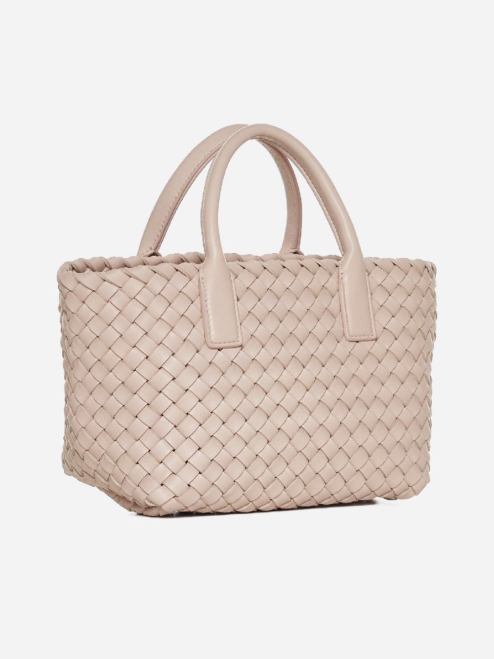 BOTTEGA VENETA Borsa Cabat mini in pelle Intreccio Prezzo Ridotto