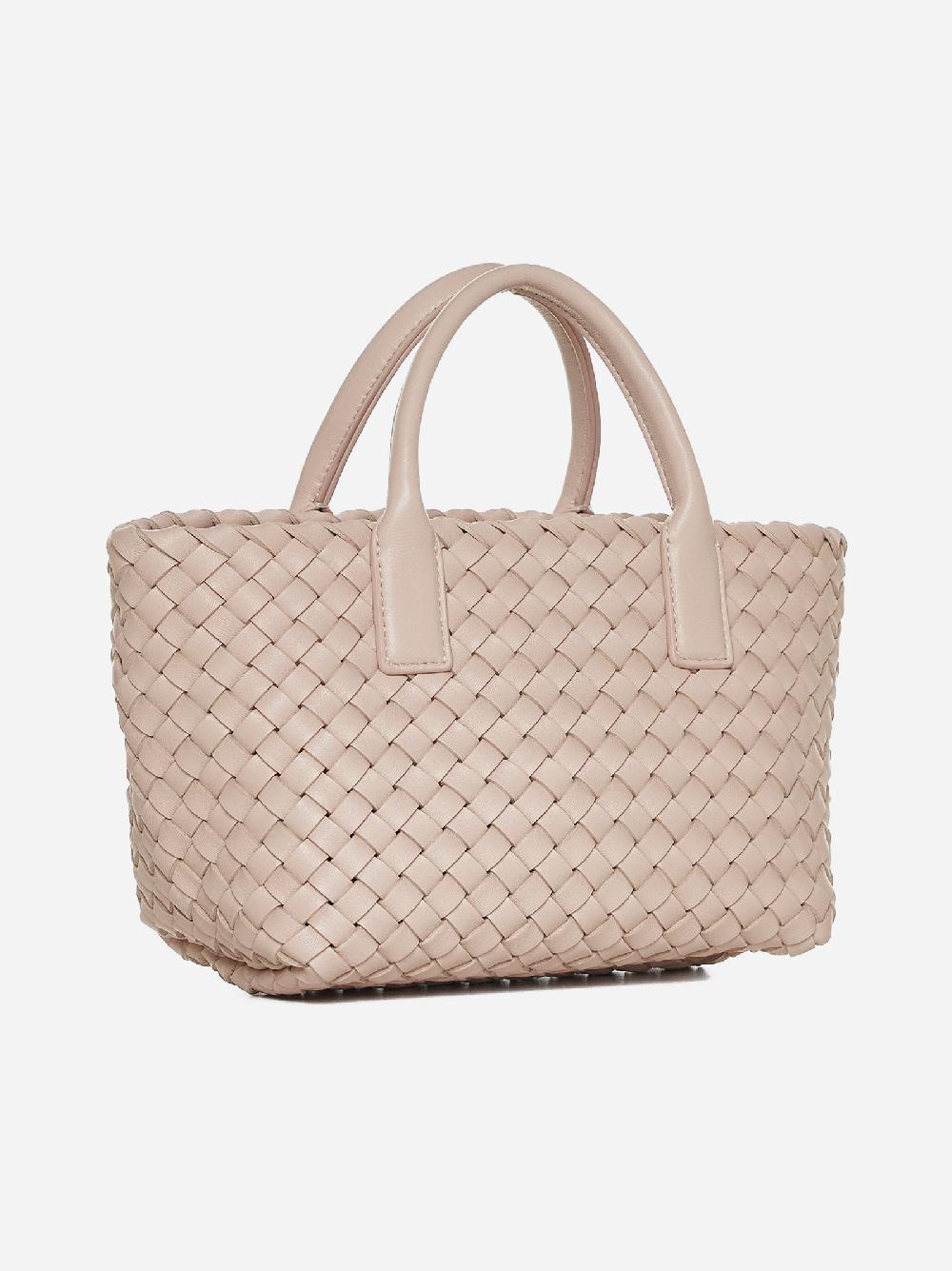 BOTTEGA VENETA Borsa Cabat mini in pelle Intreccio Prezzo Ridotto