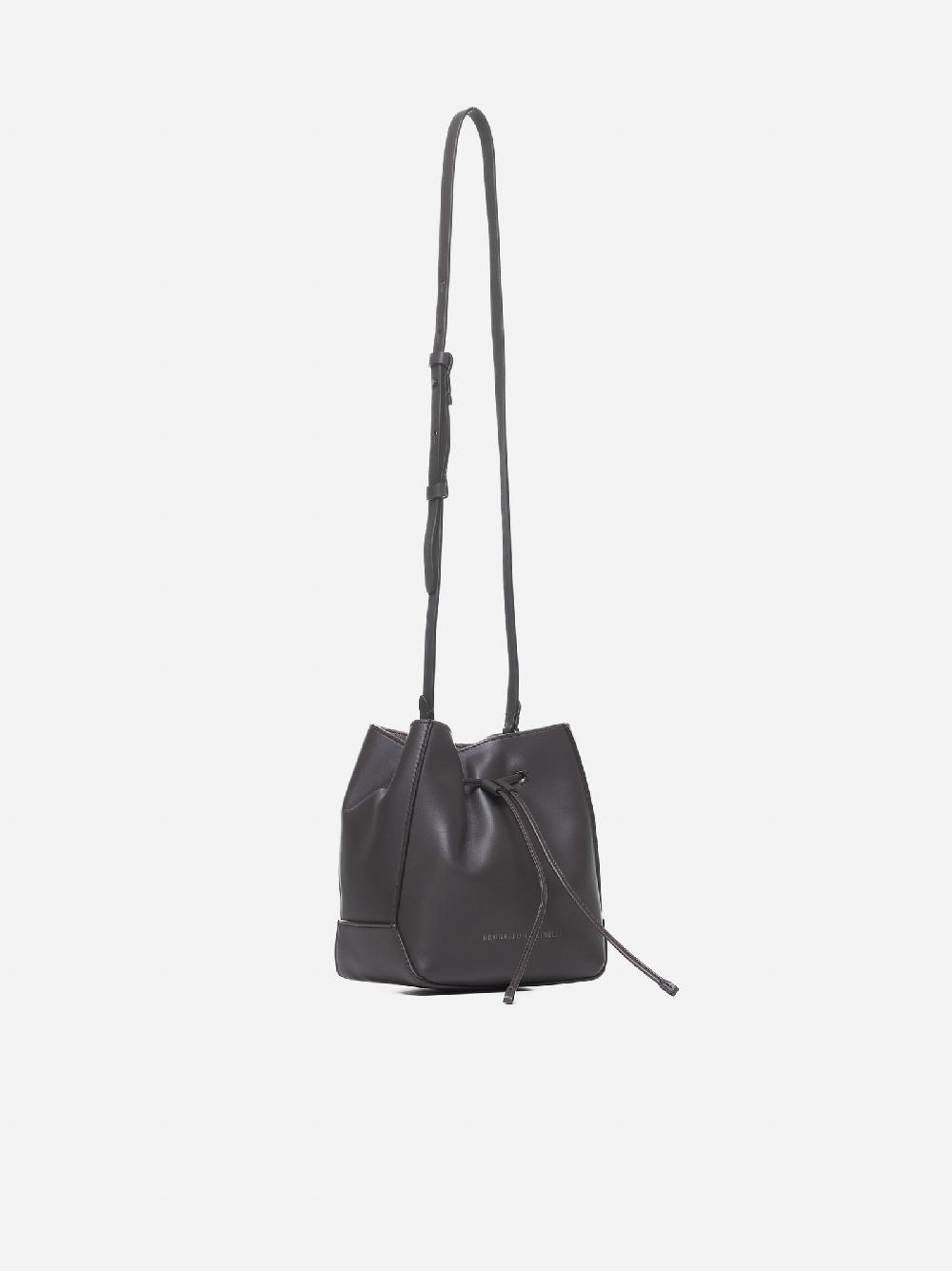 BRUNELLO CUCINELLI Borsa a secchiello piccola in pelle Offerte