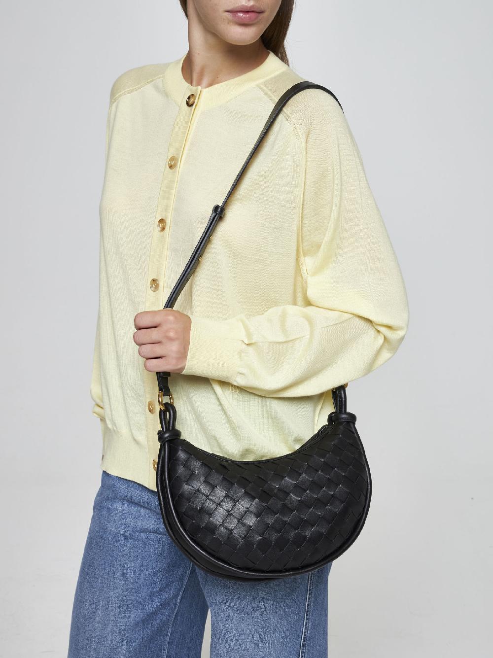 BOTTEGA VENETA Borsa Messenger Gemelli in pelle Intrecciato Negozio