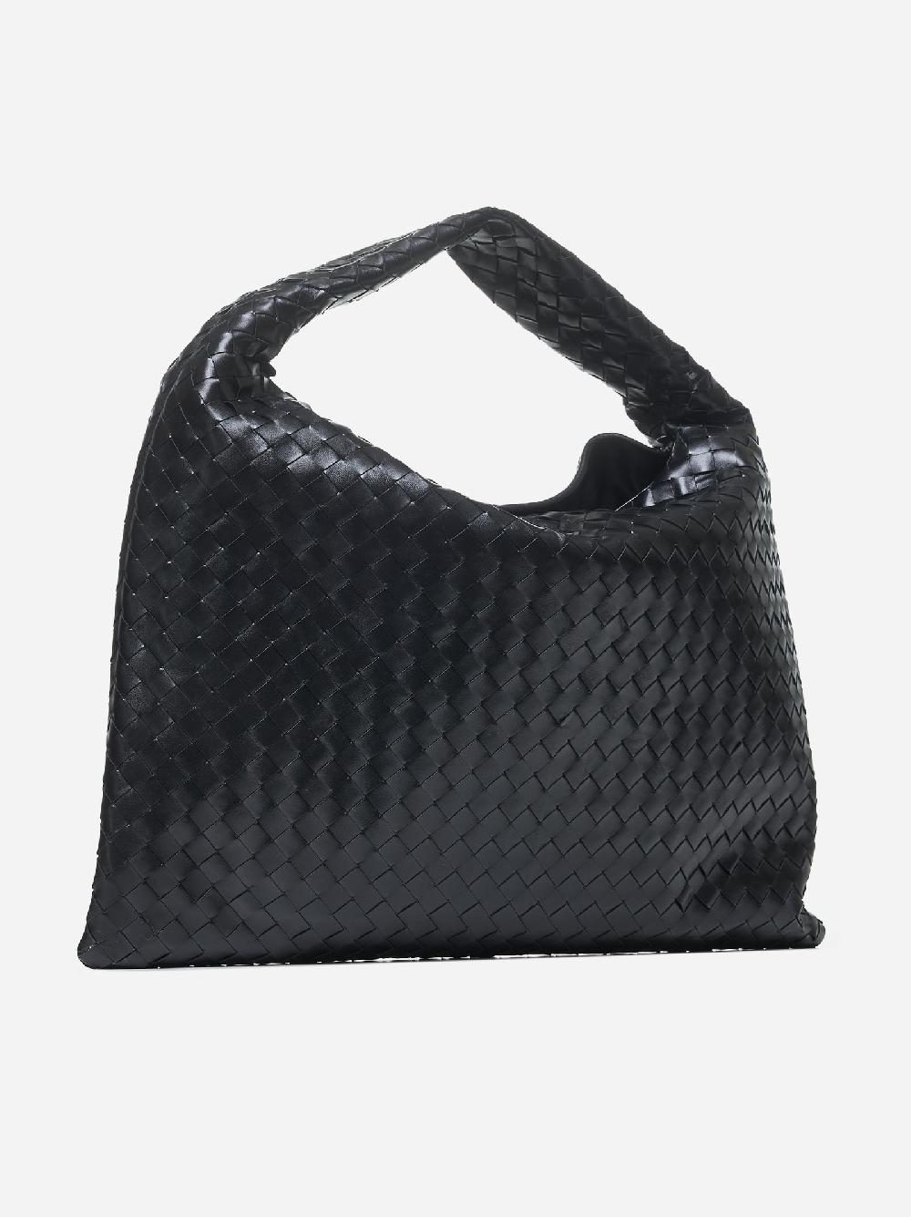 BOTTEGA VENETA Borsa Hop grande in pelle Intrecciato 2025
