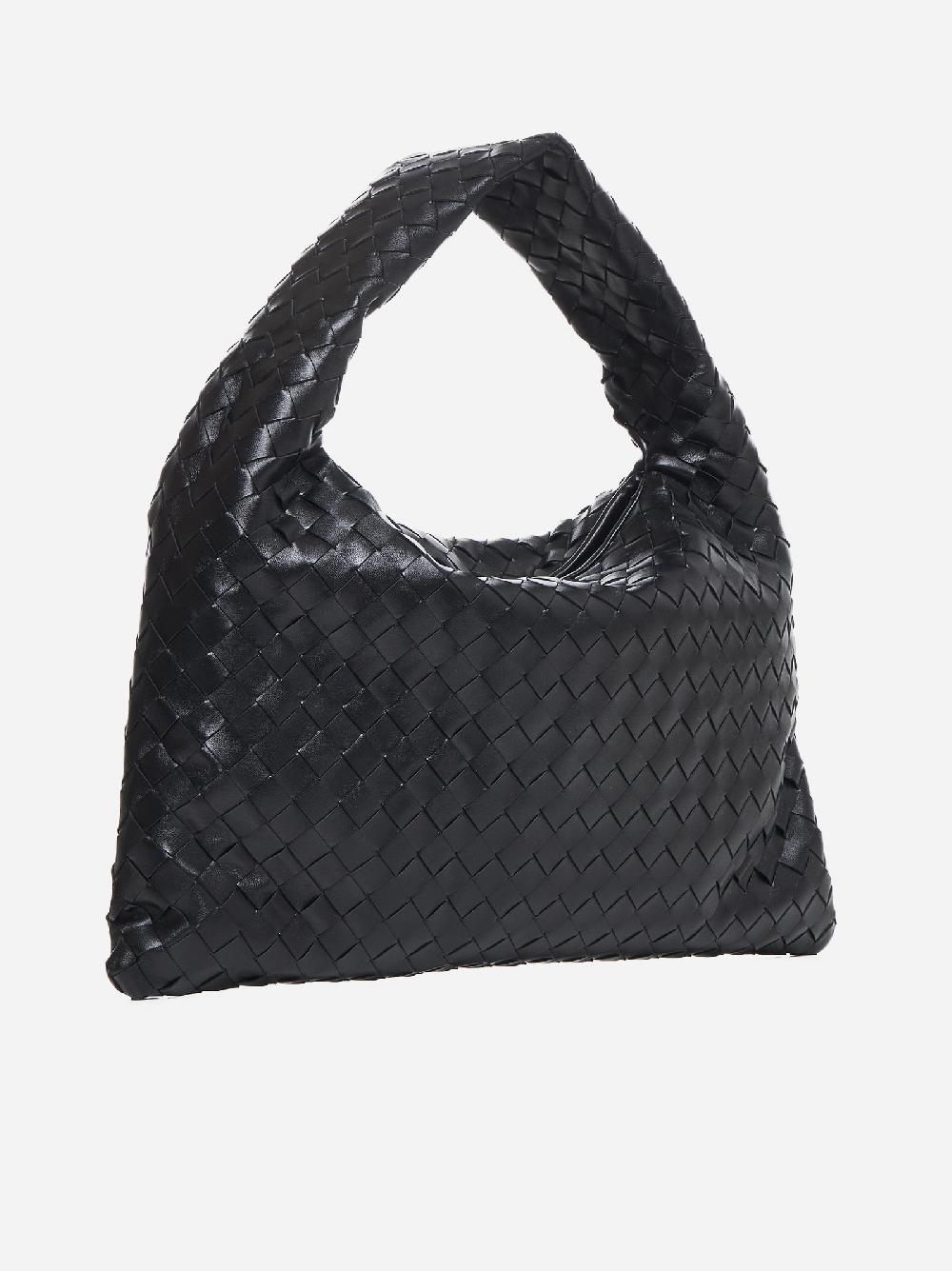 BOTTEGA VENETA Borsa Hop piccola in pelle Intrecciato Italy