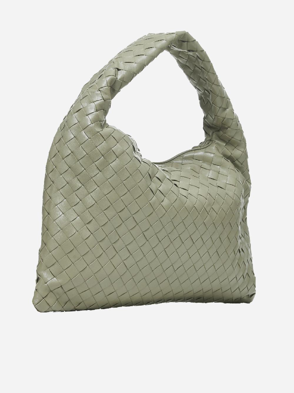 BOTTEGA VENETA Borsa Hop piccola in pelle Intrecciato In Linea