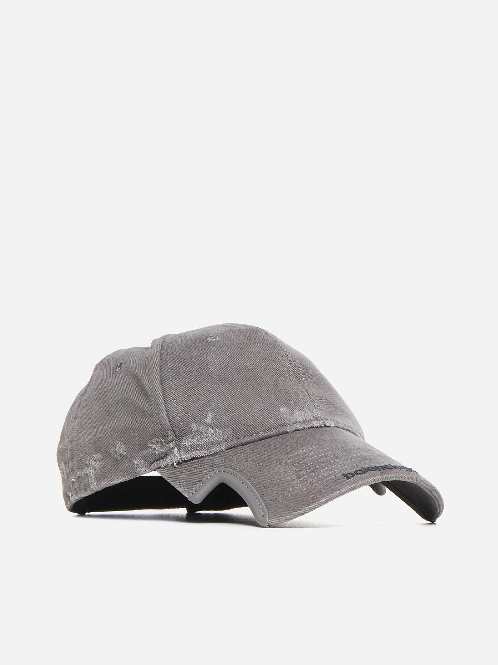 BALENCIAGA Cappello da baseball in cotone con logo Promozione