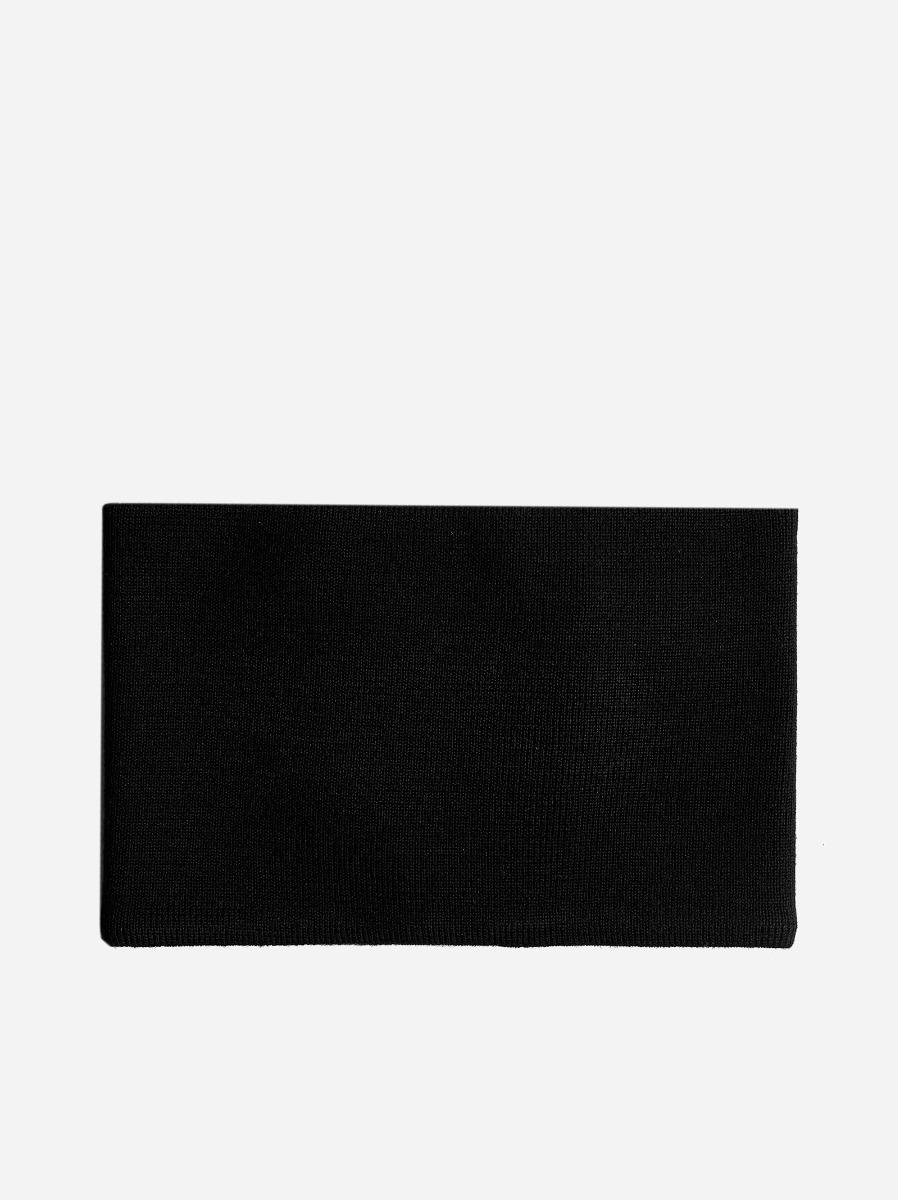 JW ANDERSON Scaldacollo nero con tirazip JWA Novità