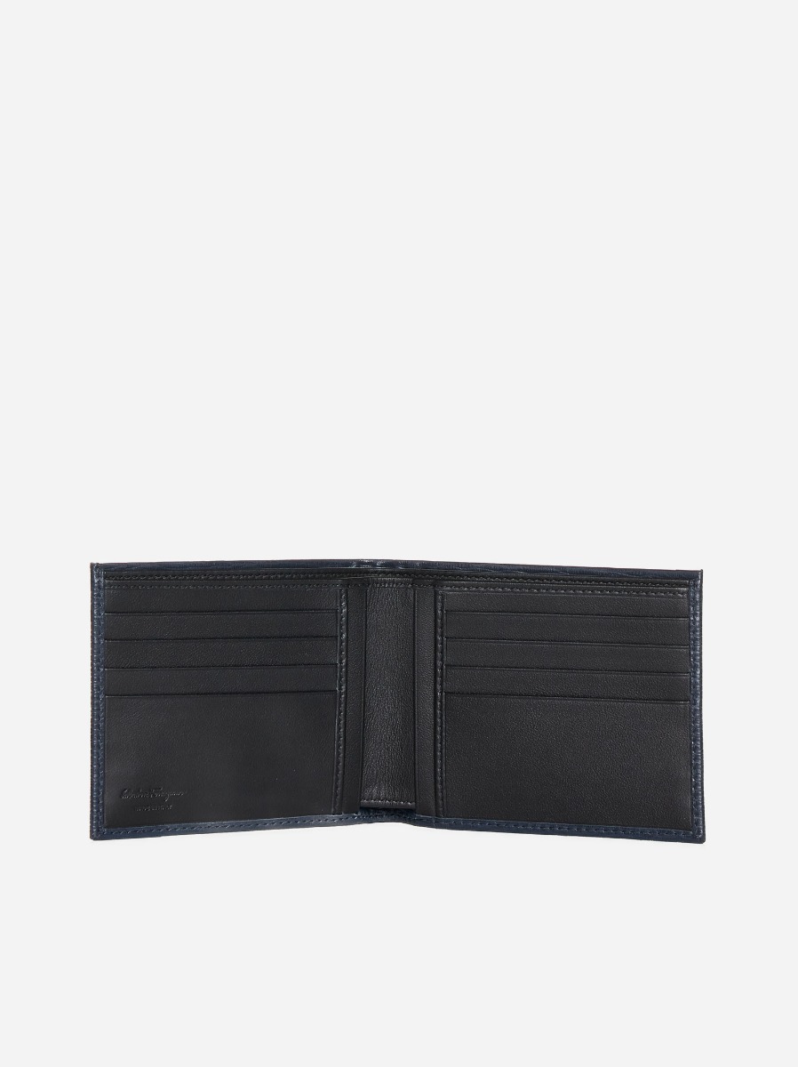 FERRAGAMO Portafoglio Gancini in pelle Flash Sale