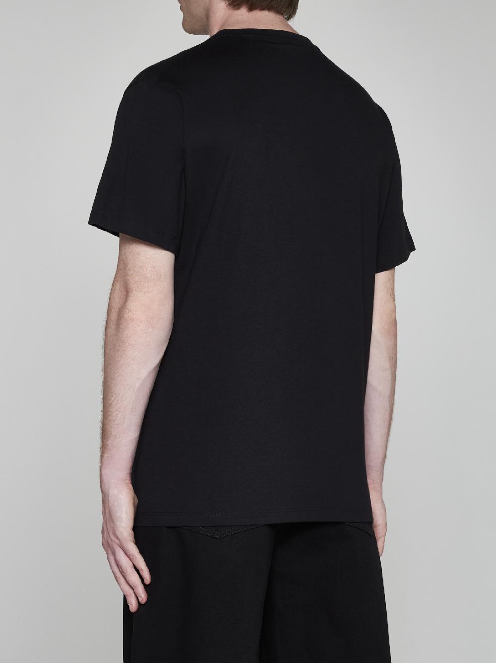 ALEXANDER MCQUEEN T-shirt in cotone con logo Presa