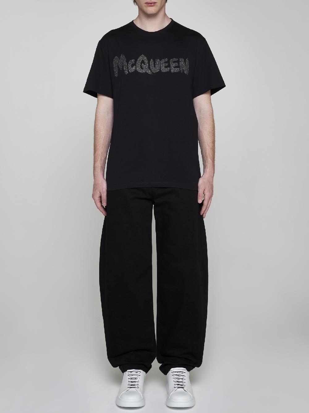ALEXANDER MCQUEEN Jeans barrel-leg Sconto