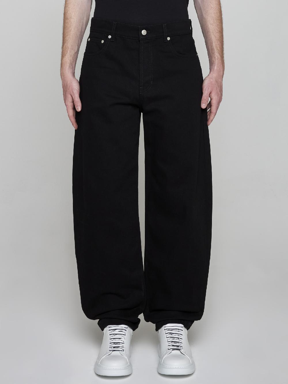 ALEXANDER MCQUEEN Jeans barrel-leg Sconto