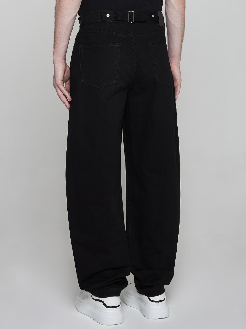 ALEXANDER MCQUEEN Jeans barrel-leg Sconto