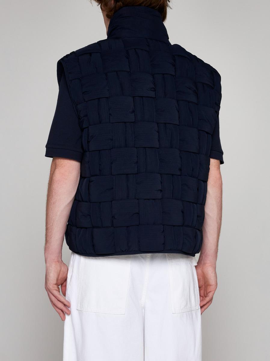 BOTTEGA VENETA Gilet in nylon Intrecciato Offerte