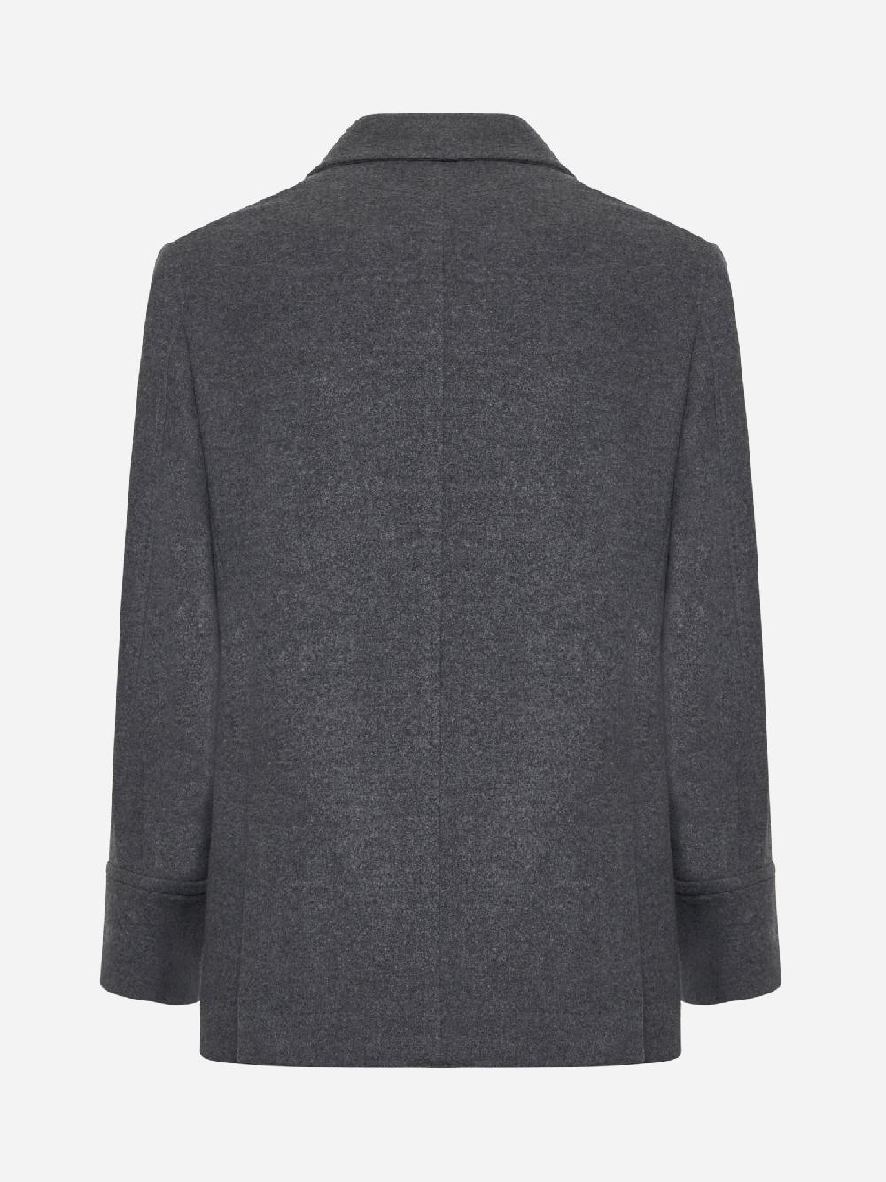 BRUNELLO CUCINELLI Cappotto doppiopetto in cashmere Vendita Economica