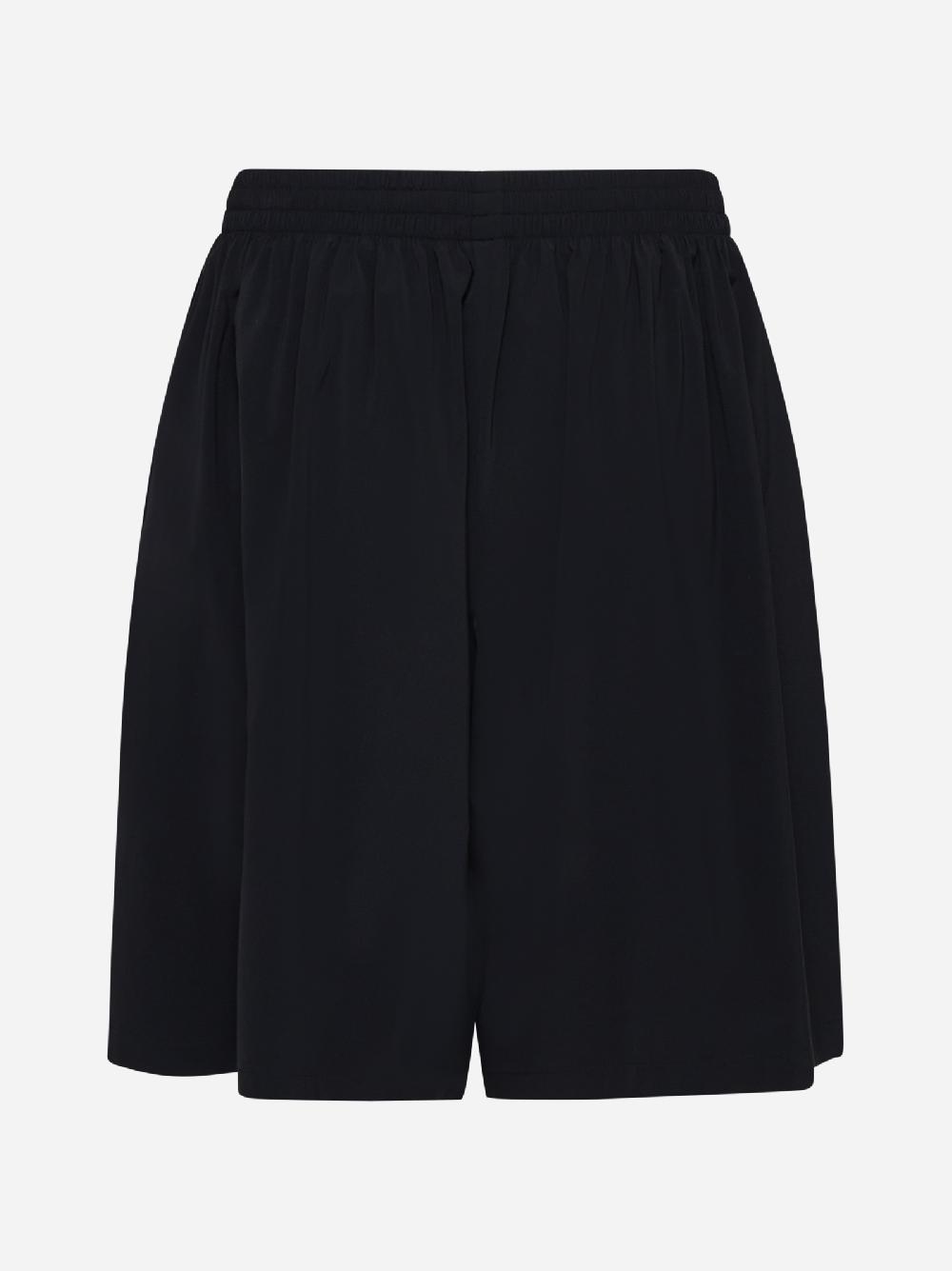 BALENCIAGA Shorts Activewear Stretch neri Saldi Di Fabbrica