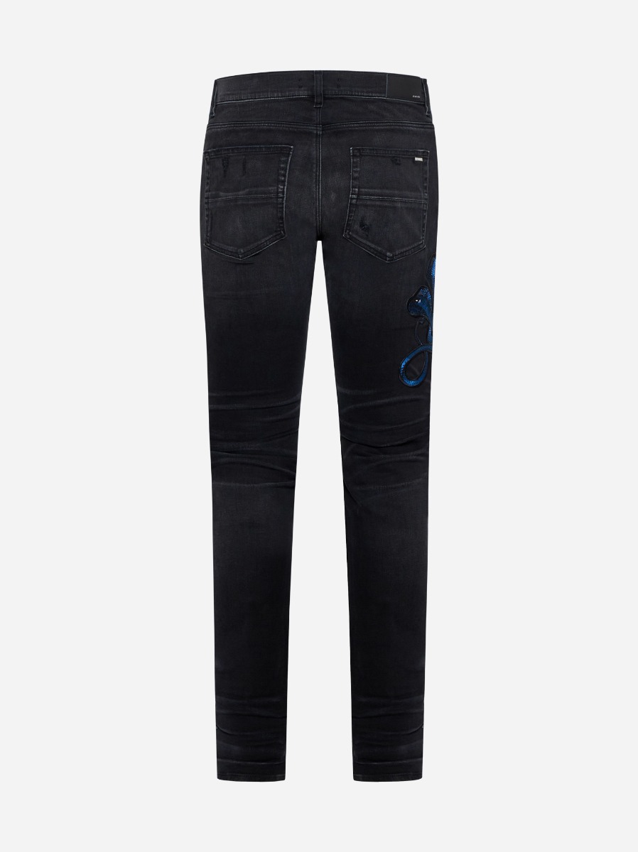 AMIRI Jeans Blue Poison Archival nero Soddisfazione Garantita