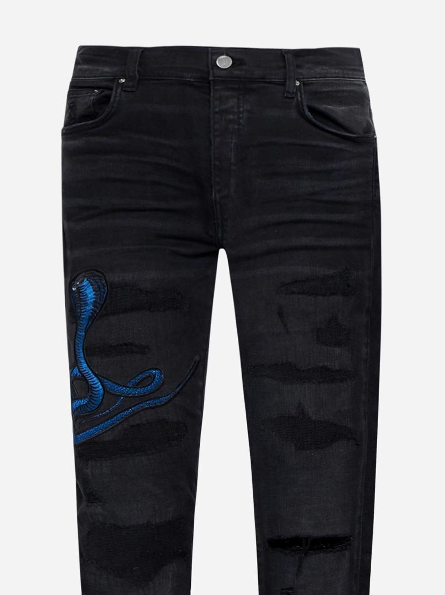 AMIRI Jeans Blue Poison Archival nero Soddisfazione Garantita