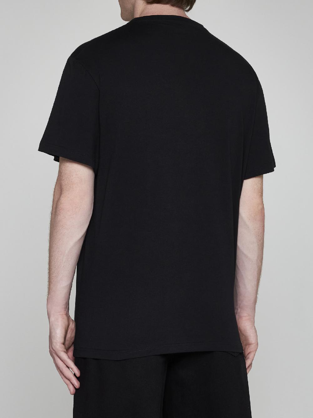 ALEXANDER MCQUEEN T-shirt in cotone con logo Fino Al -60%