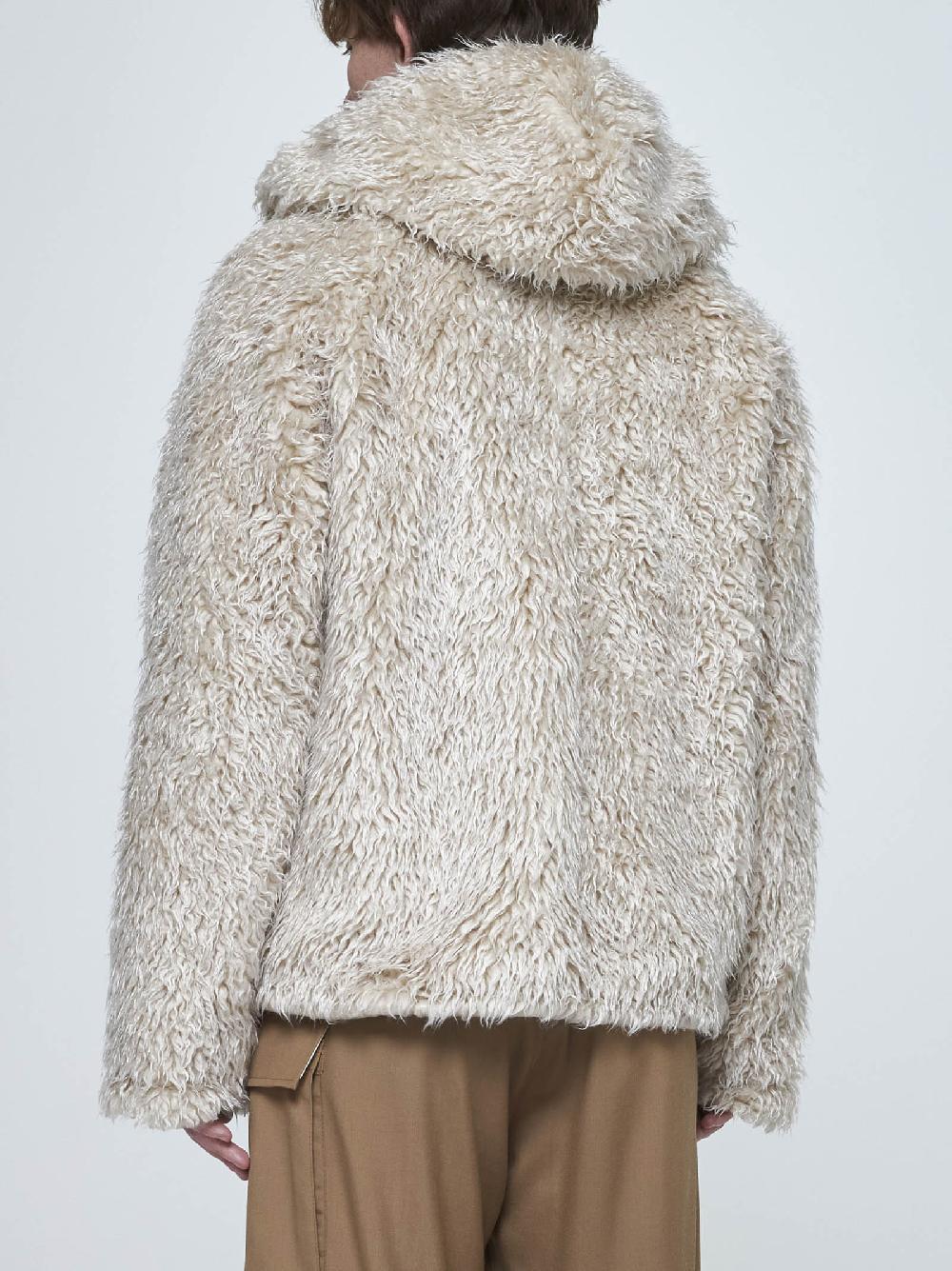 MARNI Giacca teddy in faux fur Shopping Online