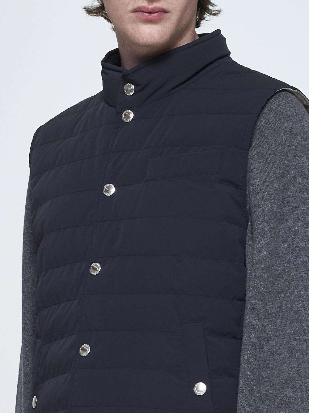 BRUNELLO CUCINELLI Gilet in nylon trapuntato Affare Del Giorno
