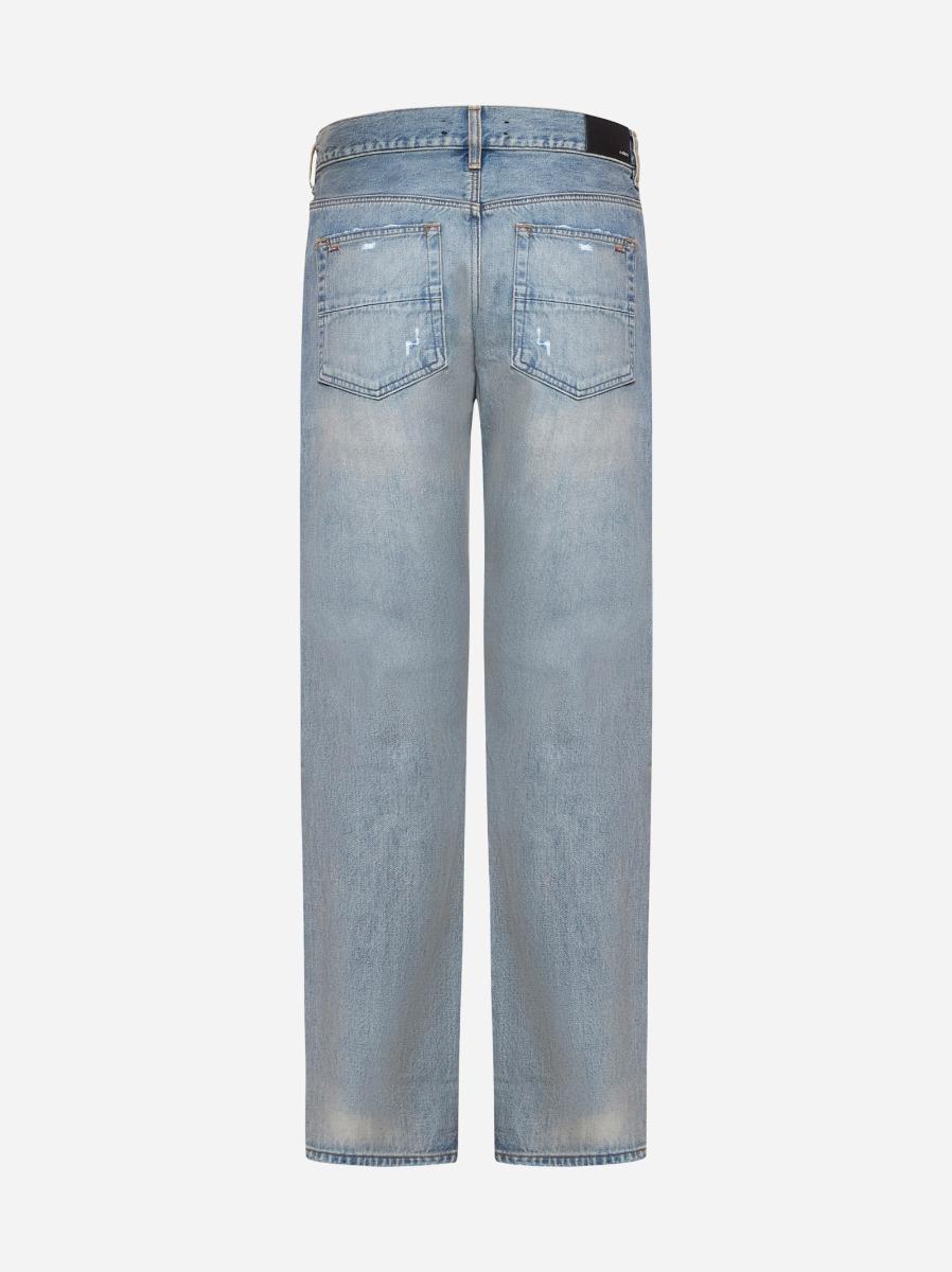 AMIRI Jeans Bandana Repair Straight azzurro Offerta