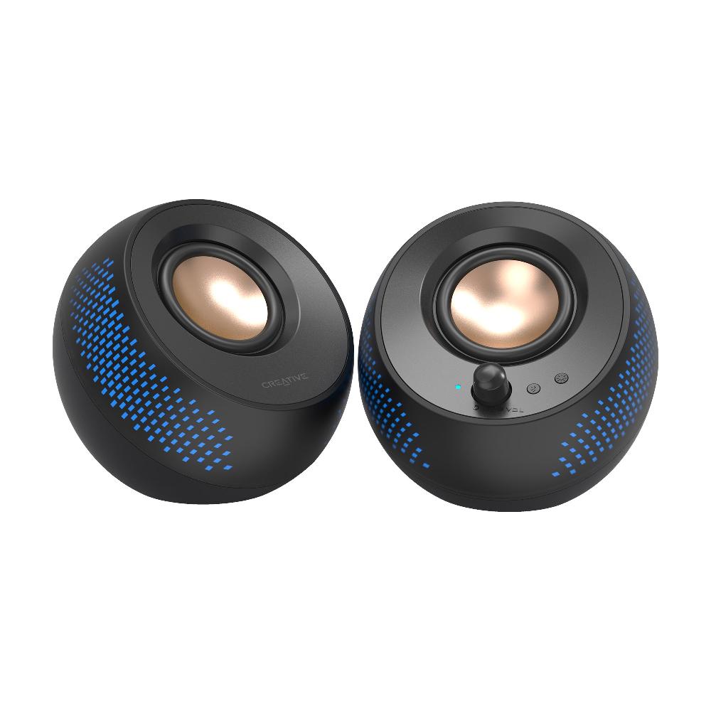 Creative Pebble X Altoparlanti 2.0 USB-C per computer con illuminazione RGB personalizzabile 2025