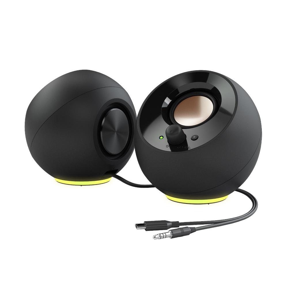 Creative Pebble SE Altoparlanti 2.0 per PC alimentati tramite USB-C con illuminazione RGB Nuovo