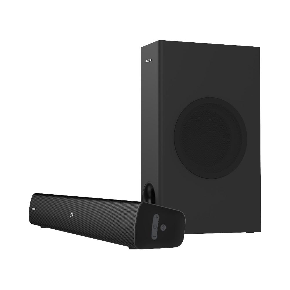 Creative Stage V2 Soundbar e subwoofer 2.1 con Clear Dialog e Surround di Sound Blaster per TV e monitor desktop Acquista Ora