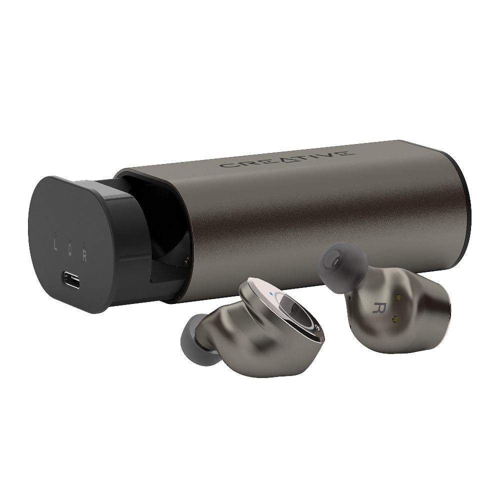 Creative Outlier Pro Cuffie intrauricolari True Wireless resistenti al sudore con ANC ibrido Qualità