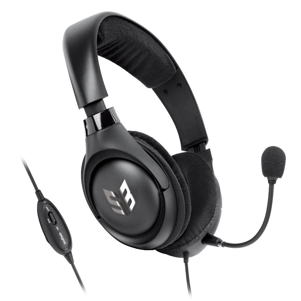Creative Sound Blaster Blaze V2 Cuffie da gaming over-ear con microfono staccabile e cancellazione del rumore Promozione Limitata