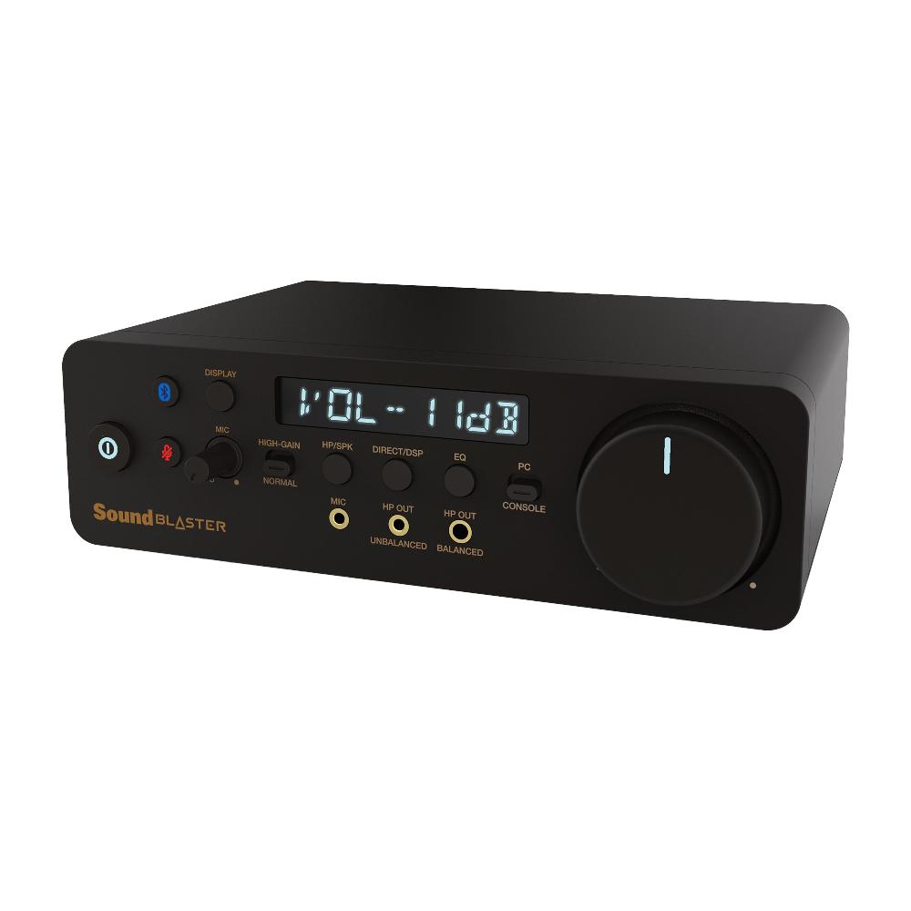Creative Sound Blaster X5 Scheda audio esterna Hi-res con doppio DAC USB e bi-amplificatore per cuffie Xamp completamente bilanciato per appassionati del suono Saldi Di Fabbrica