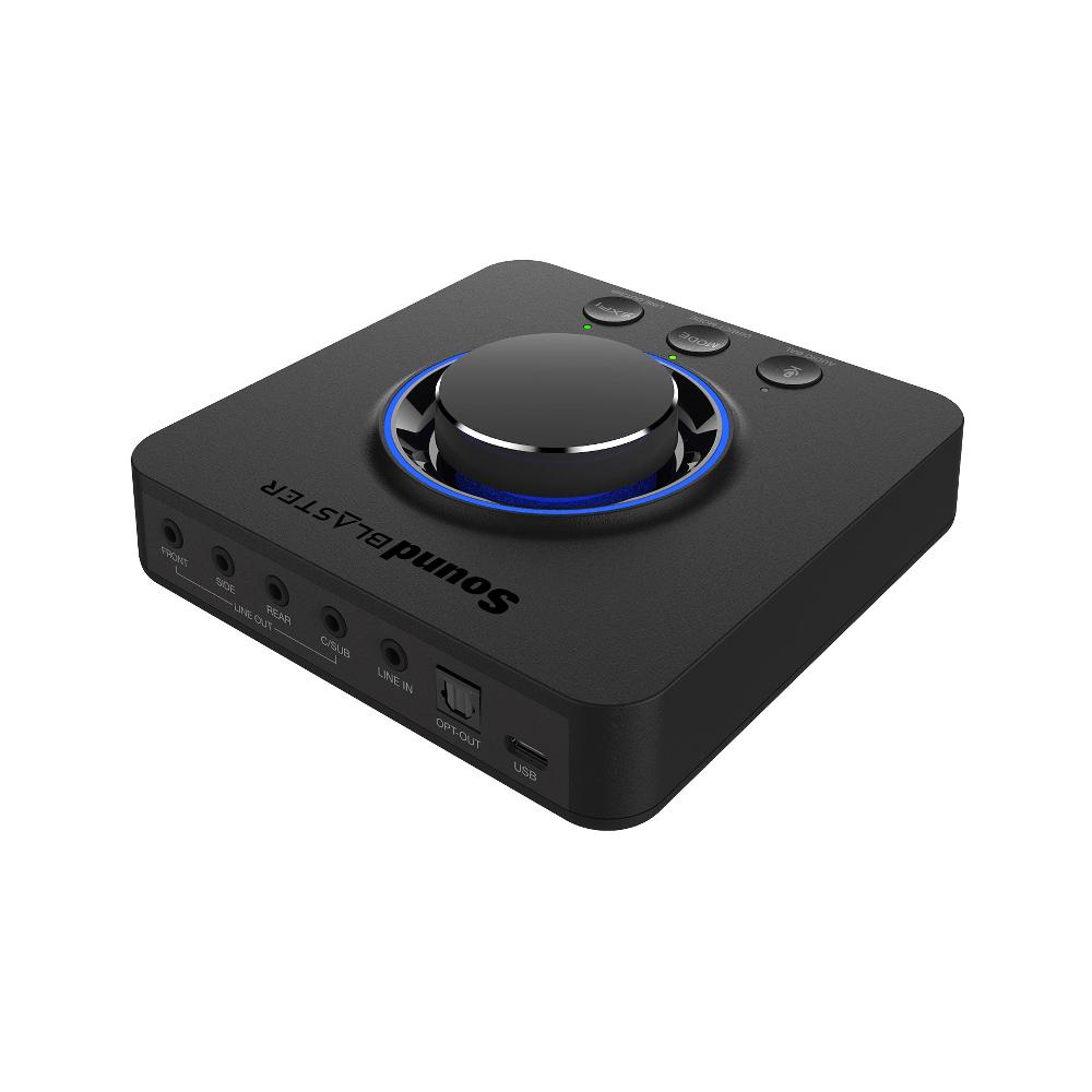 Creative Sound Blaster X3 Scheda audio DAC e amplificatore USB esterno 7.1 ad alta risoluzione con tecnologia Super X-Fi® per PC e Mac Vendite Flash