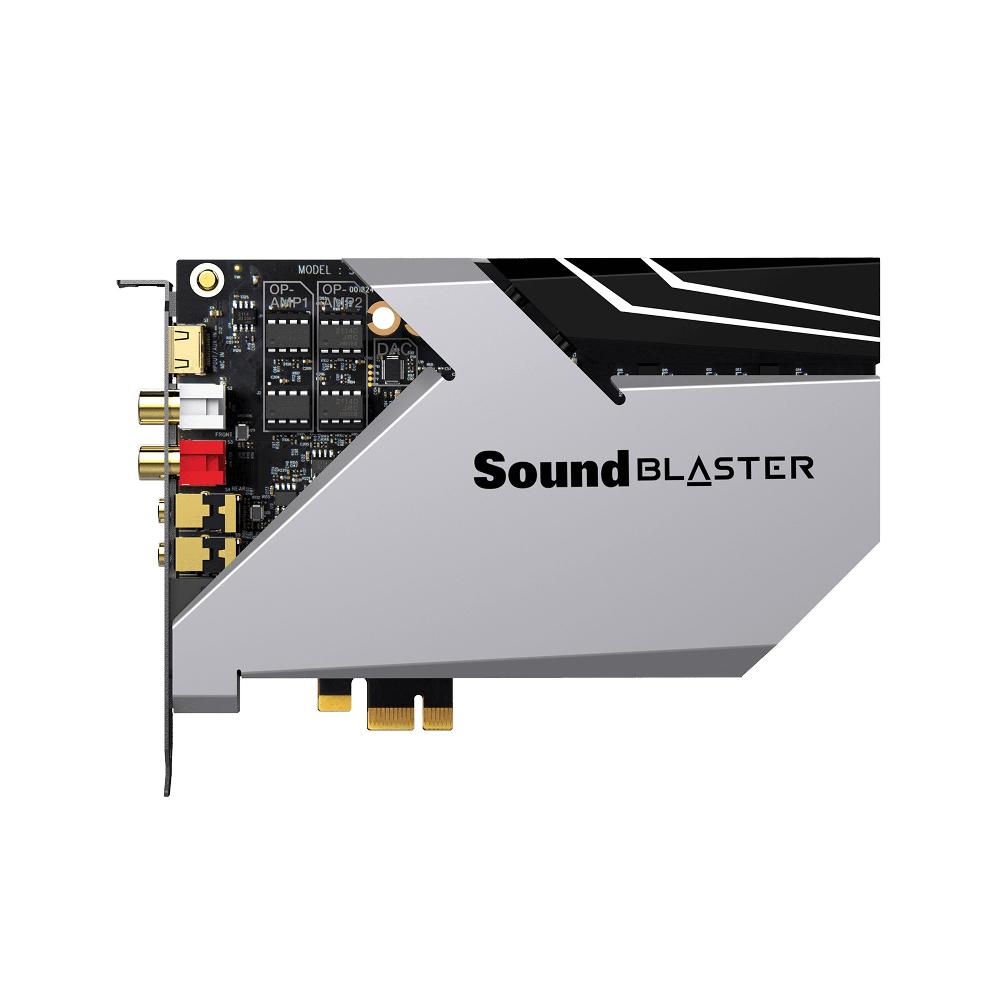 Creative Sound Blaster AE-9 Scheda audio PCI-E di qualità superiore da 32 bit/384 kHz e DAC con doppio amplificatore discreto per cuffie Xamp e Audio Control Module Moda