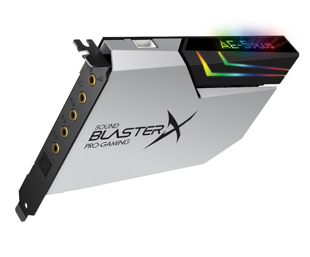 Creative Sound BlasterX AE-5 Plus Pure Edition Scheda audio e DAC da gaming PCI-e ad alta risoluzione con illuminazione RGB codifiche Dolby Digital Live e DTS Italy